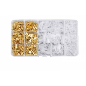 SET PAPUCI AURITI 180 buc. MAMA-TATA 2.8/4.8/6.3mm, CU MANSOANE 90 buc.