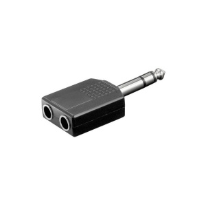 ADAPTOR JACK 6.3 TATA-2 x 3.5 MAMA ST