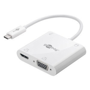 ADAPTOR USB-C LA HDMI+VGA+PD
