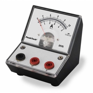 AMPERMETRU DIDACTIC 0-5A / 0-10A AC PEAKTECH P205-10 - Img 2