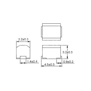 BOBINA SMD 10uH 250mA