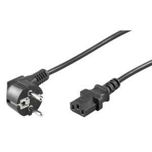CABLU RETEA PC, CEE7/7 90 GRADE-C13, 2,5 METRI