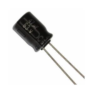 Condensator electrolitic 47 MF/63V 6.3x11.2mm PANASONIC
