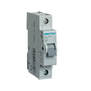Disjunctor 1P 16A 6kA curba C 1M MC116A HAGER