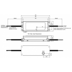 DRIVER LED 8,4...12V/6,5...12,5A IP67 XLG-150-12-A MEAN WELL - Img 2