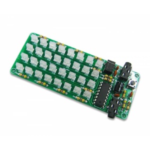 KIT ANALIZOR SPECTRU AUDIO LED-URI ALBASTRE 5V DC