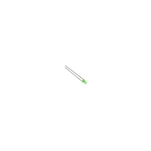 LED 3 mm VERDE 2 mA 1.1 mcd 60 gr