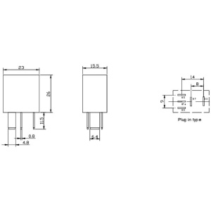 RELEU ELECTROMAGNETIC 12VDC/25A - Img 2