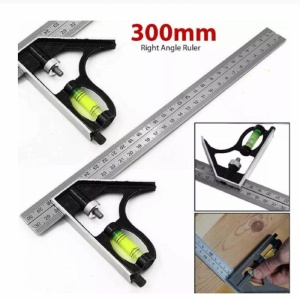 RIGLA METALICA 300 mm cu indicator nivel