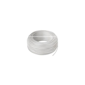 ROLA 100M CABLU PVC 1x1mm ALB LITAT