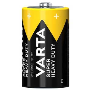 SET 2 BATERII ZINC-CARBON 1.5V R20 VARTA - Img 2