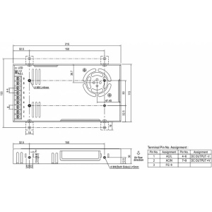 SURSA RSP-320-36 36V/8.8A MEAN WELL - Img 2