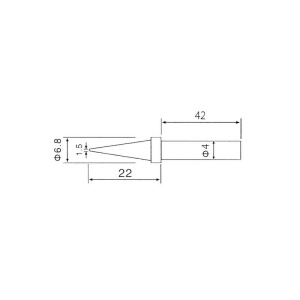 VARF 1.5 mm PENTRU STATIA DE LIPIT ZD-30C, ZD-99, ZD-8906, ZD-8906L