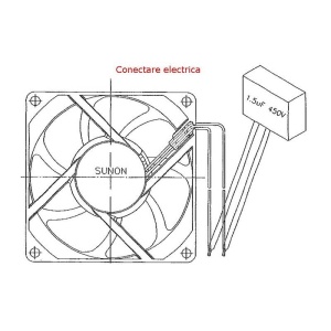 VENTILATOR 230V 60x60x25mm - Img 2