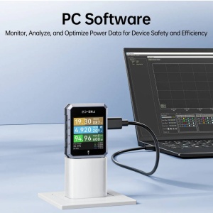 VOLTAMPERMETRU USB TYPE-C PD 3.1 FNB-C2 FNIRSI - Img 12