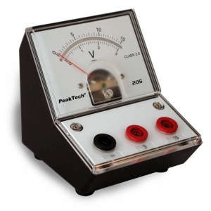 VOLTMETRU DIDACTIC DC 0-3V-0-15V PEAKTECH P205-05