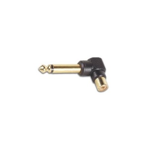 ADAPTOR MONO RCA MAMA/JACK 6.3 90'AURIT
