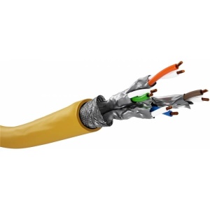 CABLU CAT 8.1, S/FTP (PiMF), GALBEN, ROLA 50M
