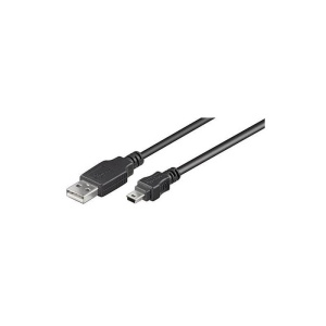 CABLU USB 2.0A MINI USB 1.8m NEGRU