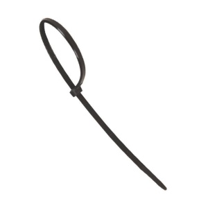 COLIER CABLU 250x3.5 mm NEGRU