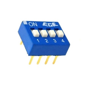 Comutatoare cu translatie DIP SWITCH 4 CT