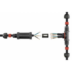 CONECTOR T PENTRU CABLU, IP68 - Img 3