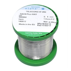 FLUDOR 0.5 mm (250 g) SN99Ag03Cu07 ALPHA TELECORE HF-850