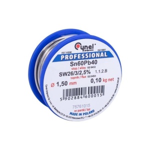FLUDOR 1.5 mm (100 g) SN60PB40 CYNEL