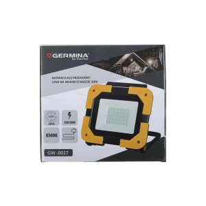LAMPA DE LUCRU 30W IP65 3000lm 6500k 230V AC GERMINA - Img 3