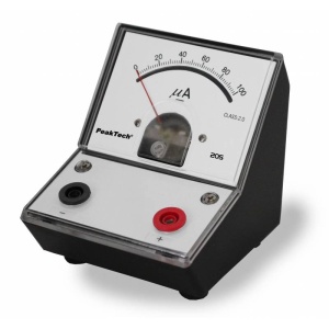MICROAMPERMETRU DIDACTIC 0-100uA DC PEAKTECH P205-02