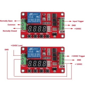 MODUL TEMPORIZATOR CU RELEU MULTIFUNCTIONAL 12V - Img 2