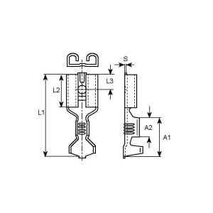 PAPUC 6.3X0.8 1.5mm MAMA NEIZOLAT ALAMA