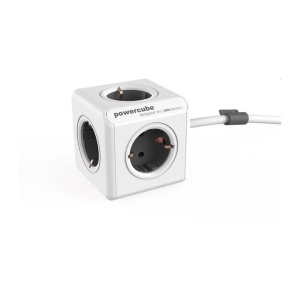 PRIZA MULTIPLA 5P 1.5M POWERCUBE GRI
