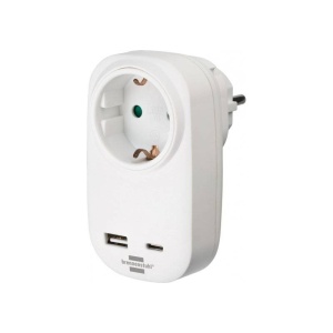 PRIZA SCHUKO CU INCARCATOR RAPID 1xUSB TYPE C+1xUSB A