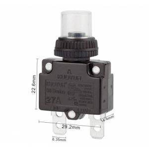 PROTECTIE TERMICA 250V/20A CU INTRERUPATOR RESET - Img 3