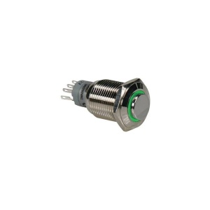 PUSH BUTON R1710G RETINERE-LED VERDE