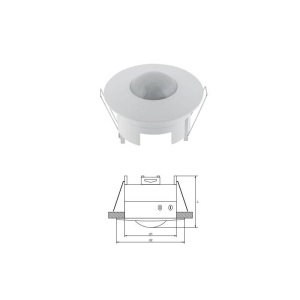 SENZOR DE MISCARE PIR ALB ST42