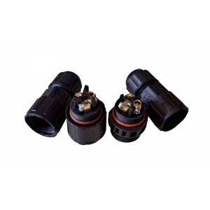 SET CONECTOR CIRCULAR 3 PINI, TATA + MAMA, 16MM, IP68 - Img 2