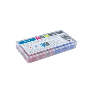 SET CONECTORI RAPIZI ROSU+ALBASTRU 0.5...2.5mmp - 50 buc. - Img 2