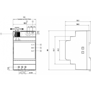 SURSA KNX-20E-640 30V/0.64A MEAN WELL - Img 2