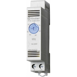 TERMOSTAT 0...60 GR.C, 230V-10A, NORMAL DESCHIS, PE SINA DIN