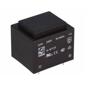 TRANSFORMATOR 1VA 1x15V 67mA