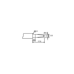 VARF 2mm BITC10N4 PENTRU VTSSC30, VTSSC40N - Img 2