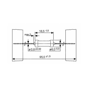 270 KOHM/3W 5% METAL OXID - Img 2