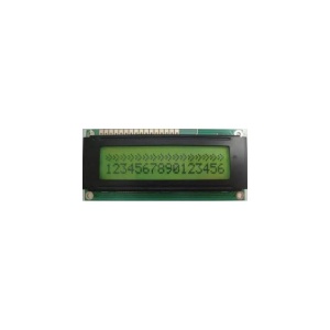 AFISAJ ALFANUMERIC 2X16 GALBEN ILUMINAT