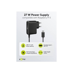 ALIMENTATOR USB - type C GA-N 27W RASPBERRY PI 4,5 - Img 2
