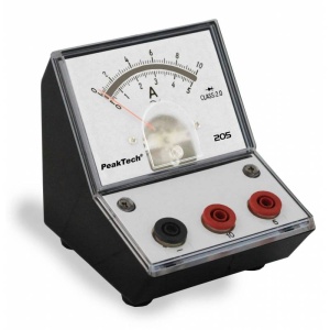 AMPERMETRU DIDACTIC 0-5A / 0-10A AC PEAKTECH P205-10