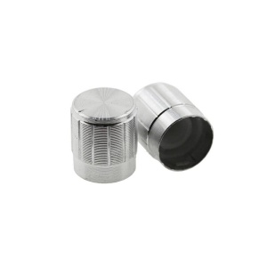 BUTON POTENTIOMETRU 15/6 ARGINTIU