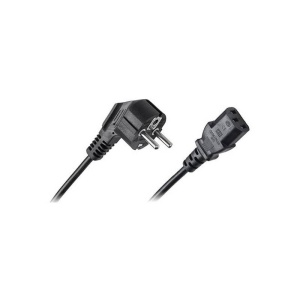 CABLU DE ALIMENTARE CEE7/7 90 GRADE-C13, 3 METRI