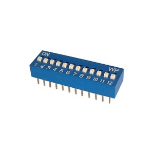 Comutatoare cu translatie DIP SWITCH 12 CT